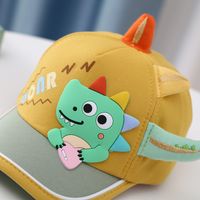 Children Unisex Cartoon Style Dinosaur Printing Baseball Cap main image 2