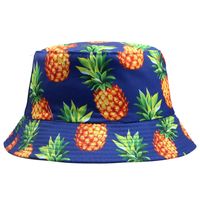 Unisex Basic Pineapple Flat Eaves Bucket Hat sku image 5