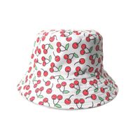 Unisex Cute Fruit Flat Eaves Bucket Hat sku image 2