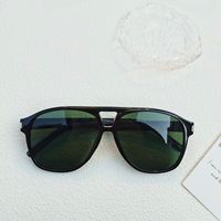 Ig Style Streetwear Solid Color Pc Resin Oval Frame Full Frame Women's Sunglasses sku image 3