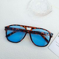 Ig Style Streetwear Solid Color Pc Resin Oval Frame Full Frame Women's Sunglasses sku image 4
