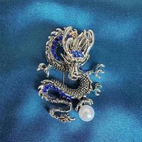 Chinoiserie Cool Style Dragon Alloy Plating Unisex Brooches main image 2