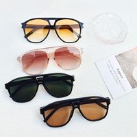 Ig Style Streetwear Solid Color Pc Resin Oval Frame Full Frame Women's Sunglasses main image 6