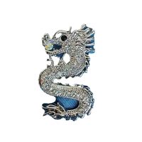 Chinoiserie Cool Style Dragon Alloy Plating Unisex Brooches main image 4