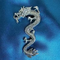 Chinoiserie Cool Style Dragon Alloy Plating Unisex Brooches sku image 20