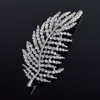 Elegant Leaf Alloy Women's Brooches main image 3