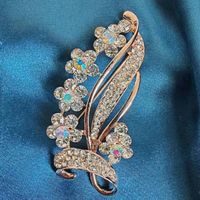 Elegant Simple Style Leaf Flower Alloy Unisex Brooches sku image 9