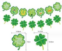 St. Patrick Simple Style Shamrock Letter Paper Daily Party Festival Decorative Props sku image 4