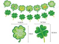 St. Patrick Cute Shamrock Letter Paper Daily Party Festival Decorative Props sku image 8