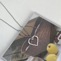 Simple Style Heart Shape Alloy Unisex Pendant Necklace main image 5