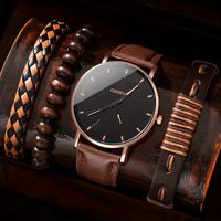 Casual Geometric Buckle Quartz Men's Watches main image 6