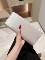 Women's Rhinestone Solid Color Classic Style Square Flip Cover Evening Bag main image 3