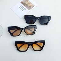 Ig Style Simple Style Solid Color Pc Resin Cat Eye Full Frame Women's Sunglasses main image 7