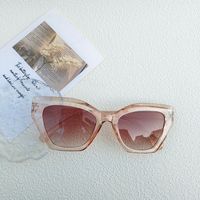 Ig Style Simple Style Solid Color Pc Resin Cat Eye Full Frame Women's Sunglasses sku image 5