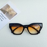 Ig Style Simple Style Solid Color Pc Resin Cat Eye Full Frame Women's Sunglasses sku image 6
