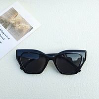 Ig Style Simple Style Solid Color Pc Resin Cat Eye Full Frame Women's Sunglasses sku image 7