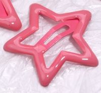 Women's Sweet Simple Style Pentagram Metal Epoxy Hair Clip sku image 2