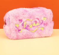 Cute Heart Shape Polyester Square Makeup Bags main image 3