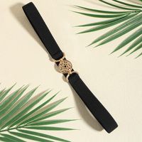 Simple Style Geometric Pu Leather Alloy Women's Leather Belts main image 5