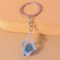 Cute Simple Style Conch Alloy Bag Pendant Keychain sku image 4