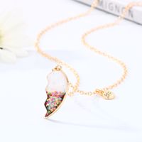 Wholesale Jewelry Casual Cute Heart Shape Alloy Pendant Necklace main image 4