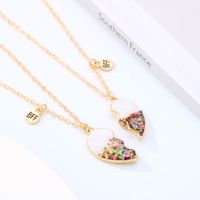 Wholesale Jewelry Casual Cute Heart Shape Alloy Pendant Necklace main image 1
