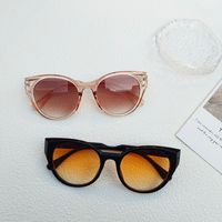 Ig Style Streetwear Solid Color Pc Resin Cat Eye Full Frame Women's Sunglasses main image 5