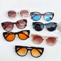 Ig Style Streetwear Solid Color Pc Resin Cat Eye Full Frame Women's Sunglasses main image 1