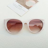 Estilo Ig Ropa De Calle Color Sólido Ordenador Personal Resina Ojo De Gato Fotograma Completo Gafas De Sol Mujer sku image 1