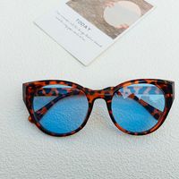 Ig Style Streetwear Solid Color Pc Resin Cat Eye Full Frame Women's Sunglasses sku image 2
