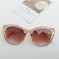 Ig Style Streetwear Solid Color Pc Resin Cat Eye Full Frame Women's Sunglasses sku image 4