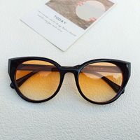 Ig Style Streetwear Solid Color Pc Resin Cat Eye Full Frame Women's Sunglasses sku image 5