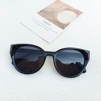 Ig Style Streetwear Solid Color Pc Resin Cat Eye Full Frame Women's Sunglasses sku image 6