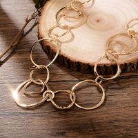 Exaggerated Sexy Streetwear Circle Gold Plated Silver Plated Alloy Wholesale Necklace main image 4