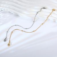 Simple Style Solid Color 304 Stainless Steel 18K Gold Plated Bracelets In Bulk main image 6