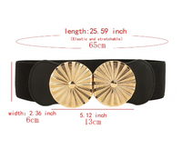 Vacation Modern Style Classic Style Round Pu Leather Alloy Buckle Women's Woven Belts main image 2
