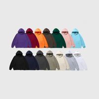 Unisex Hoodies Long Sleeve Simple Style Streetwear Solid Color main image 4