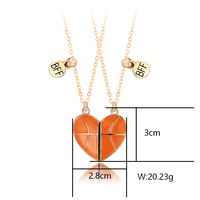 Wholesale Jewelry Casual Sports Basketball Football Alloy Pendant Necklace sku image 3
