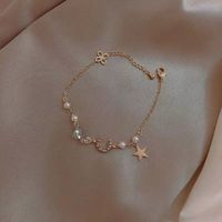 Princess Cute Romantic Star Moon Alloy Wholesale Bracelets sku image 4