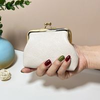 Women's Solid Color Polyester Lock Clasp Coin Purses sku image 9