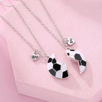 Wholesale Jewelry Casual Sports Basketball Football Alloy Pendant Necklace main image 5