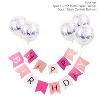 Cartoon Style Letter Paper Daily Party Banner Balloons sku image 10