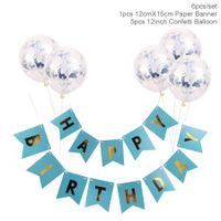 Cartoon Style Letter Paper Daily Party Banner Balloons sku image 9