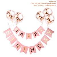 Cartoon Style Letter Paper Daily Party Banner Balloons sku image 18