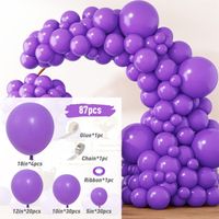 Einfacher Stil Einfarbig Emulsion Täglich Gruppe Luftballons sku image 4