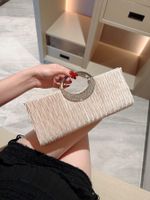 Women's Polyester Solid Color Elegant Square Hidden Buckle Evening Bag main image 6