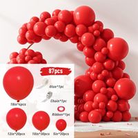 Einfacher Stil Einfarbig Emulsion Täglich Gruppe Luftballons sku image 7
