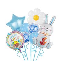Easter Cute Rabbit Letter Aluminum Film Party Festival Balloons sku image 9