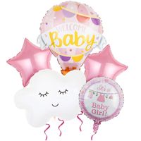 Birthday Cute Clouds Letter Aluminum Film Daily Birthday Festival Balloons main image 4