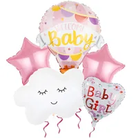 Birthday Cute Clouds Letter Aluminum Film Daily Birthday Festival Balloons sku image 3